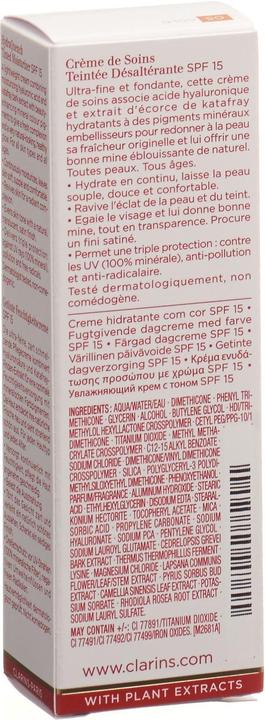Produktbild Clarins Multi-Hydratante Getönte Feuchtigkeitscreme Nr. 05 Gold (50 ml, Getönte Tagescreme, SPF 15)