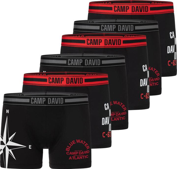 Image du produit Camp David Boxershorts (M, paquet de 6)