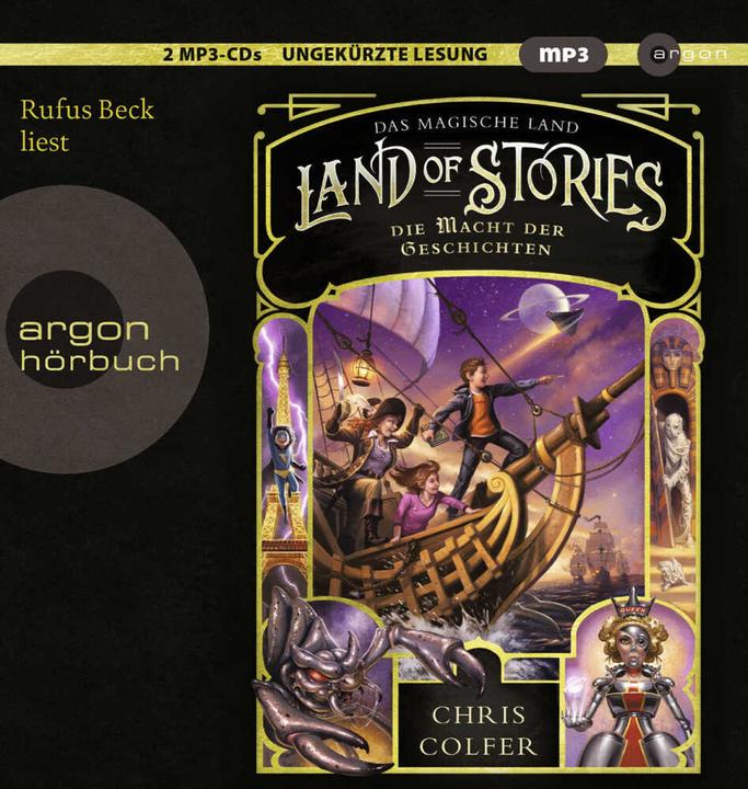 Actual product image Land of Stories: The Magic Land 5 - The Power of Stories (Rufus Beck, Brandon Dorman, Fabienne Pfeiffer, Chris Colfer, German)