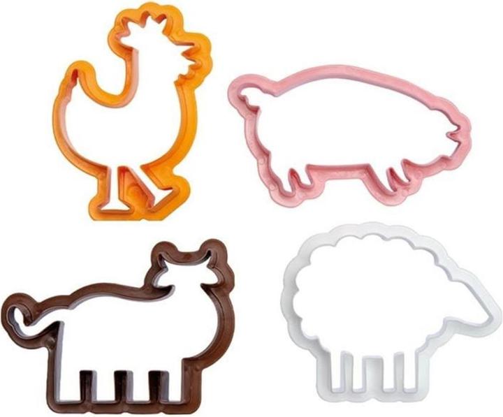 Produktbild Decora Ausstecher - Tiere auf dem Bauernhof (4St.)