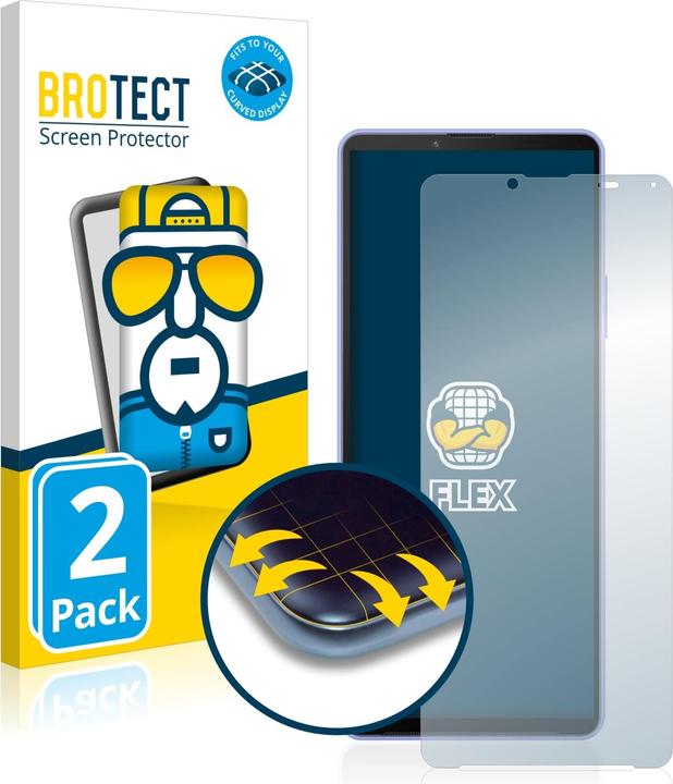 Actual product image BROTECT Full-Cover Protector (2 Piece, Sony Xperia 10 IV)