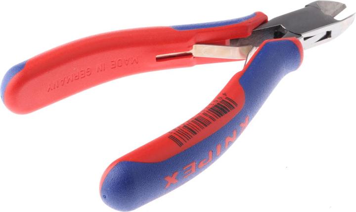 Produktbild Knipex Elektronik-Seitenschneider mit eingesetzter Hartmetallschneide (120 mm)