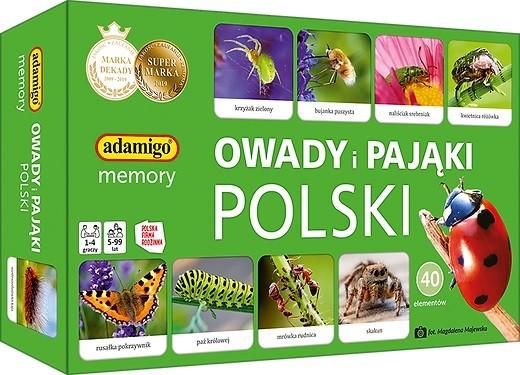 Actual product image Adamigo Insects and spiders game Polish memory