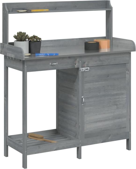 Image du produit VidaXL Table à plantes avec armoire