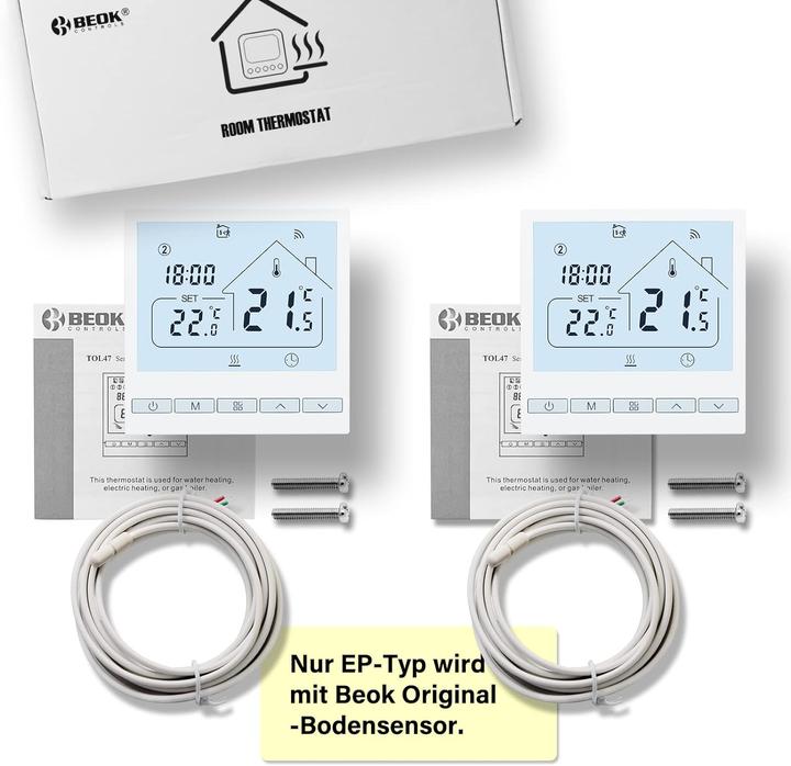 Immagine prodotto Beok controls Termostato per scaldabagno, 2pcs WIFI