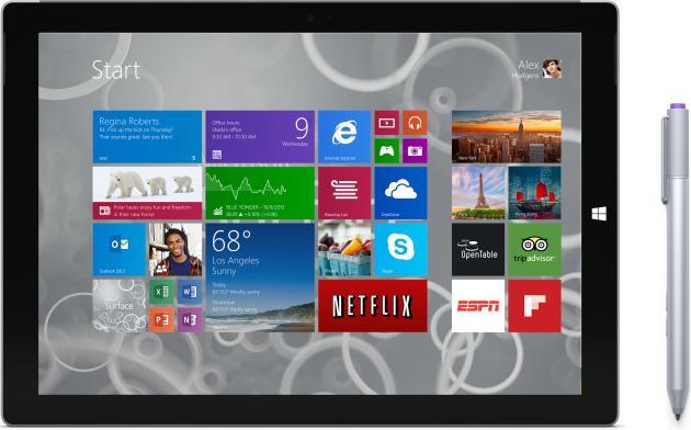 Microsoft Surface Pro 3, 256GB SSD (12", Intel Core i7-4650U, 8 GB, 256 GB)