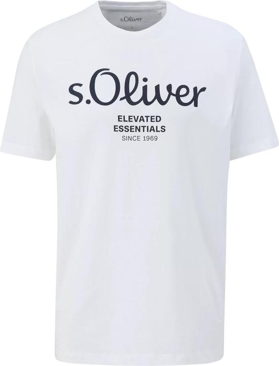 S.Oliver T-Shirt Casual Bequem sitzend Logo T-Shirt