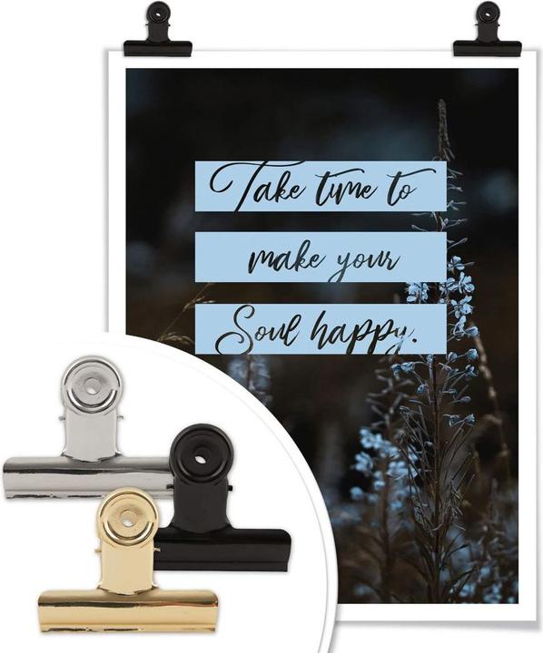 Produktbild Trenddeko Take time to make your soul happy (24 x 30 cm)