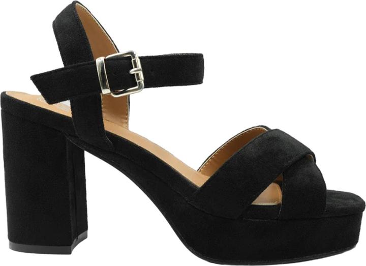 Actual product image Where's That From Womens/Ladies Marcia Strappy Suede Platform High Heels (41)