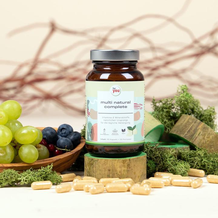 Produktbild For You multi natural complete (90 Stück, Kapseln, 54.70 g)