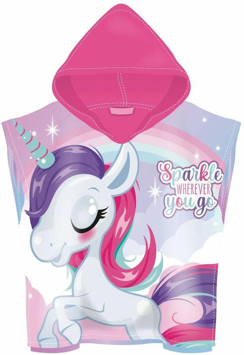 Poncho de serviette licorne