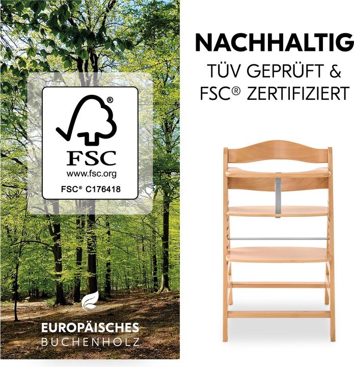 Produktbild Hauck Alpha+B natural (Hochstuhl)