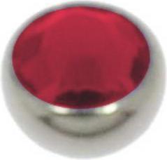 Produktbild Bijouteria 1.2mm Titan Piercingteil (Swarovski Kristall, Titan)