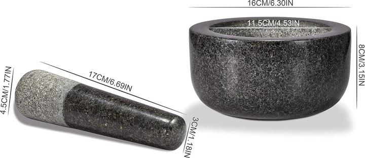 Image du produit Supremery XXL Moerser et Stoessel en granit en set