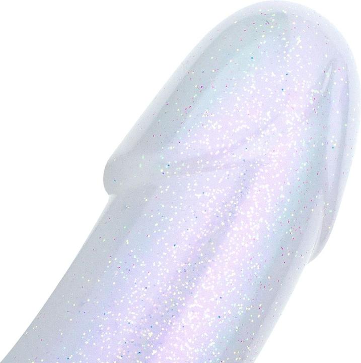 Actual product image Easytoys Mermaid Glitter Dildo - 14 cm