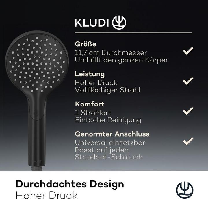 Actual product image Kludi X3 Shower head (1 Beam types, 15 l/min)