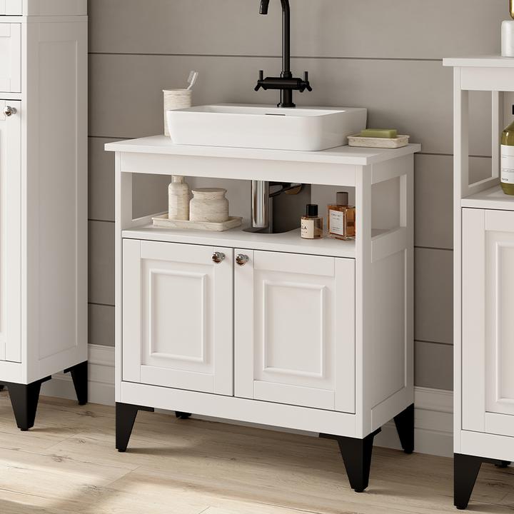Produktbild Vichy Waschbeckenunterschrank Vanity, Weiss, 60 x 65 cm (60 x 65 x 30 cm)