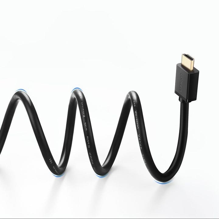 Produktbild Ugreen Kabel HDMI-Kabel 4K 30 Hz 3D 18 10 m schwarz (HD104 10110) (10 m, HDMI)