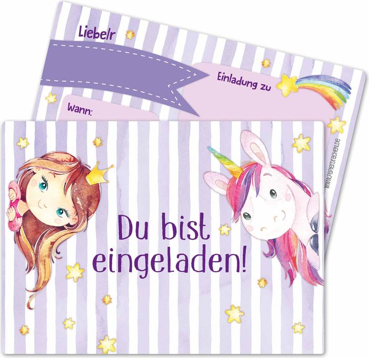 Papierdrachen 12 Einladungskarten (12 Stk.)