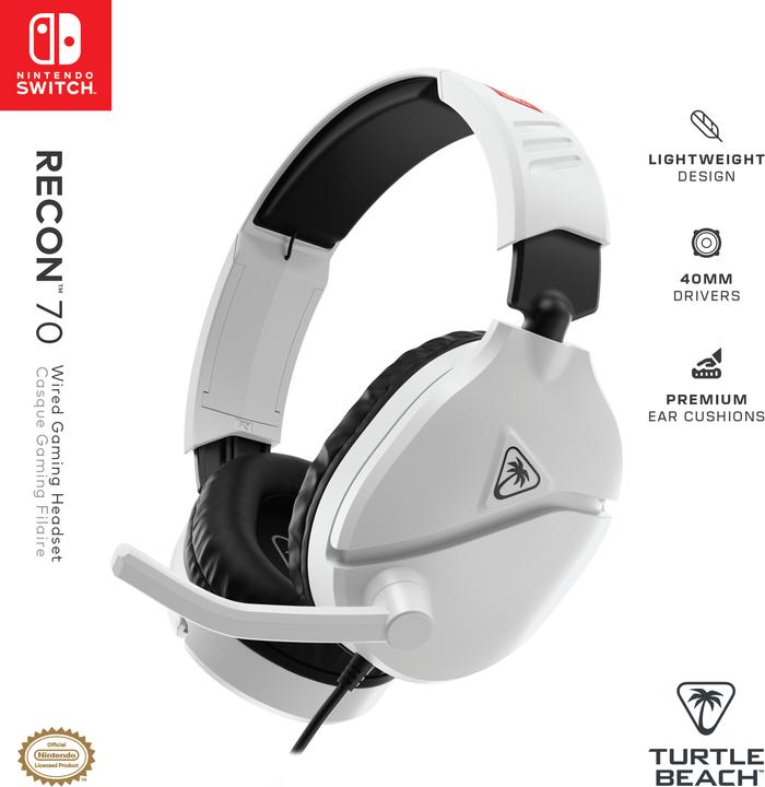 Image du produit Turtle Beach Recon 70 · NS · White (Filaire)