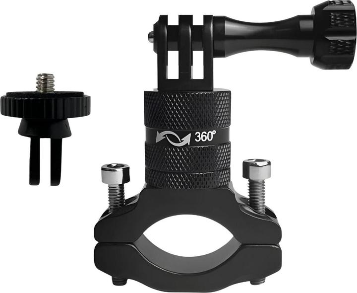 Hermex Velo Actioncam-Halterung Fahrradlenker für Insta360 One X GoPro (Hero)