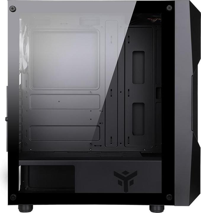 Produktbild Itek Boitier Moyen Tour ATX Oxygene RGB avec panneau vitré (Noir) (ATX, ITX, mATX)
