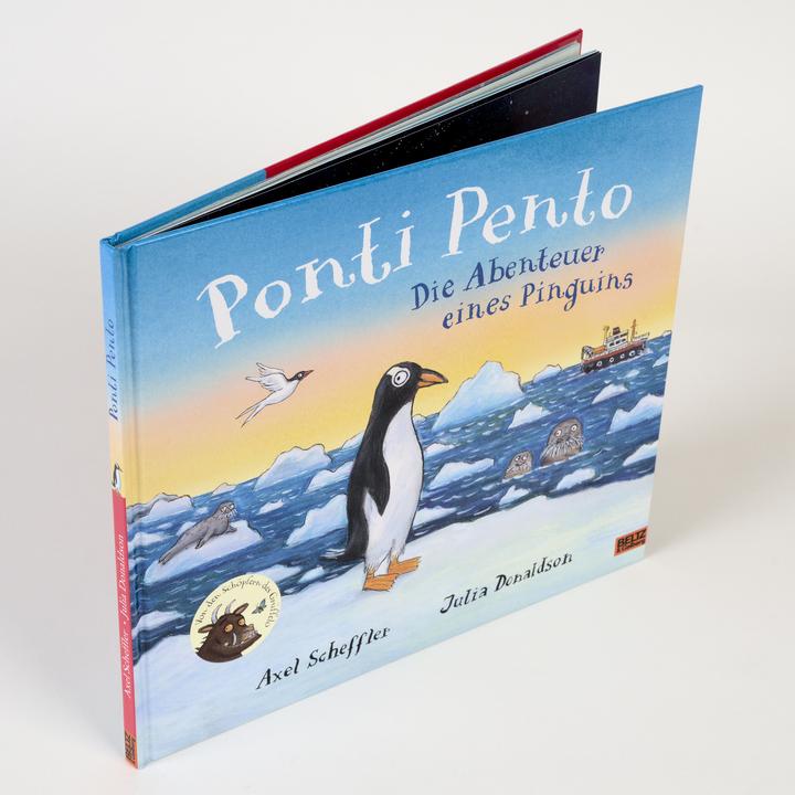 Produktbild Ponti Pento. Die Abenteuer eines Pinguins (Deutsch, Julia Donaldson, Axel Scheffler, Susan Kreller, 2024)