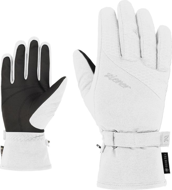 Produktbild Ziener Alpine Damen Ski Handschuhe KLAIRE GTX weiss - 7 (7)