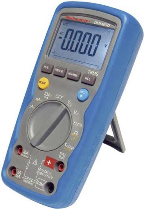 Image du produit Multimetrix Multimètre à main DMM 230 (CAT IV 600V, CAT III 1000V)