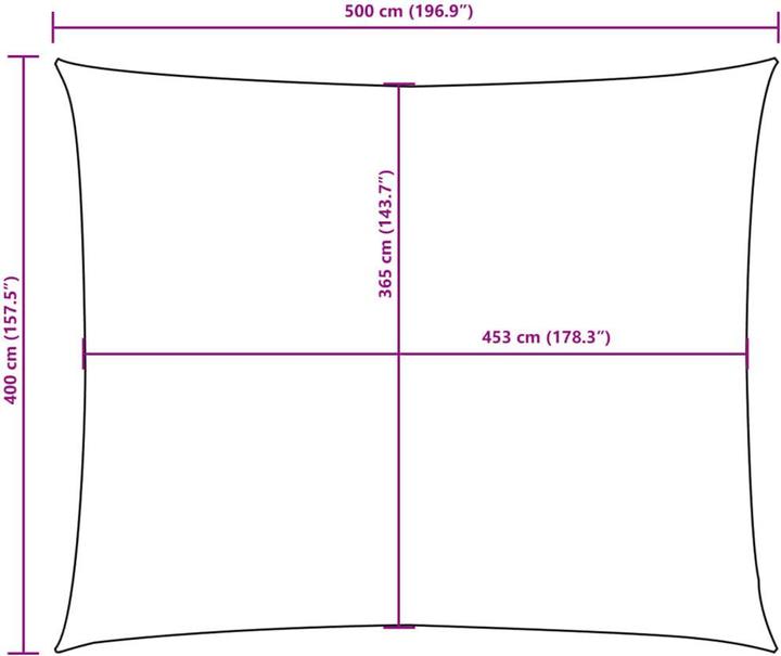 Actual product image VidaXL Nezhatok (400 x 500 cm)