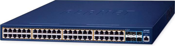 Image du produit Planet L3 48 ports 10/100/1000T PoE+ + 6 ports 10G SFP (54 Ports)