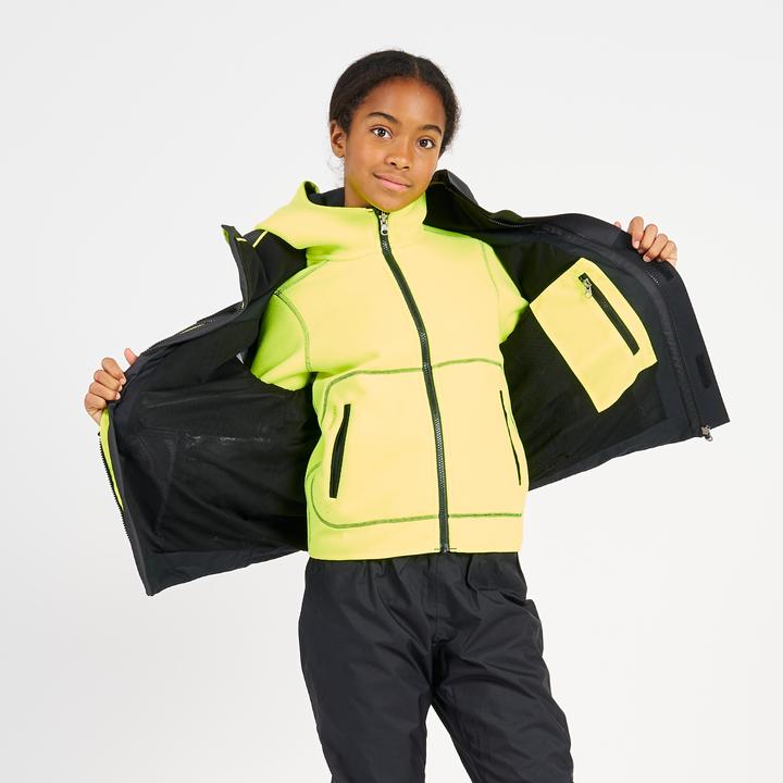 Image du produit Tribord Veste de pluie Veste de voile enfants imperméable au vent - Sailing 300 gris foncé (122)