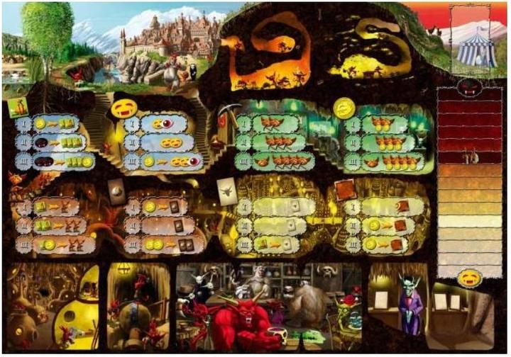 Immagine prodotto CZ012 - Dungeon Lords, gioco da tavolo, per 2-4 giocatori, età 14+. (Tedesco)