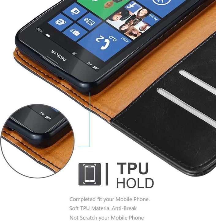 Immagine prodotto Cadorabo Copertina di lusso del libro (Nokia Lumia 521, Nokia Lumia 520)