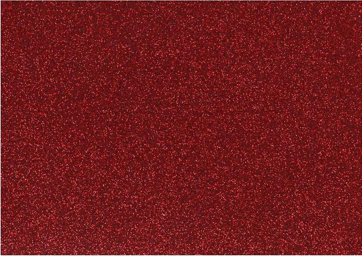 Produktbild Creativ Company Opstrijkfolie Glitter Rood, A5