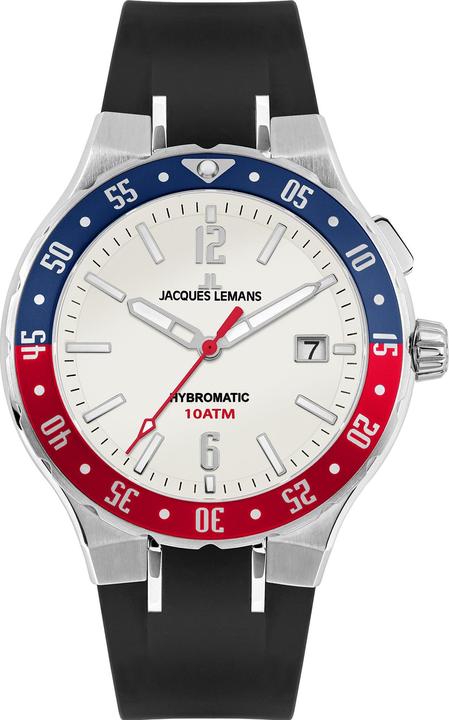 Produktbild Jacques Lemans Herrenuhr Hybromatic (Analoguhr, 42 mm)