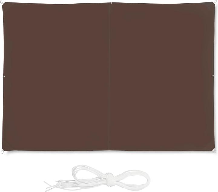 Relaxdays Voile d'ombrage rectangle (300 x 200 x 0,5 cm)
