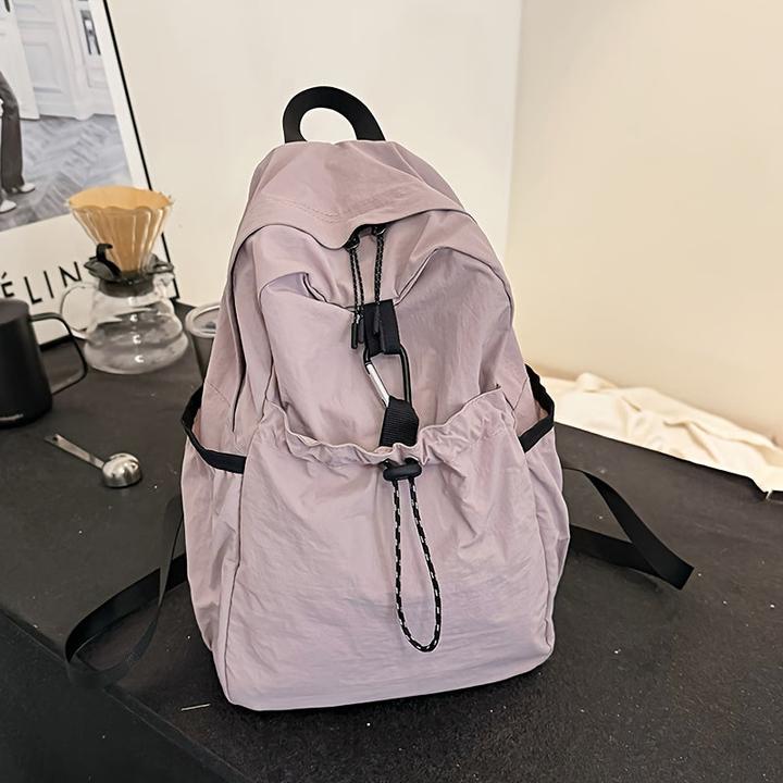 Only-Bags.Store Verstellbarer Riemen Freizeitrucksack, leichte Reisetasche mit mehreren Seitentaschen, einfaches