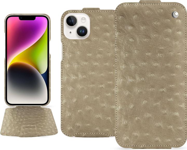Actual product image Noreve Vertical leather shell (Apple iPhone 15 Plus)