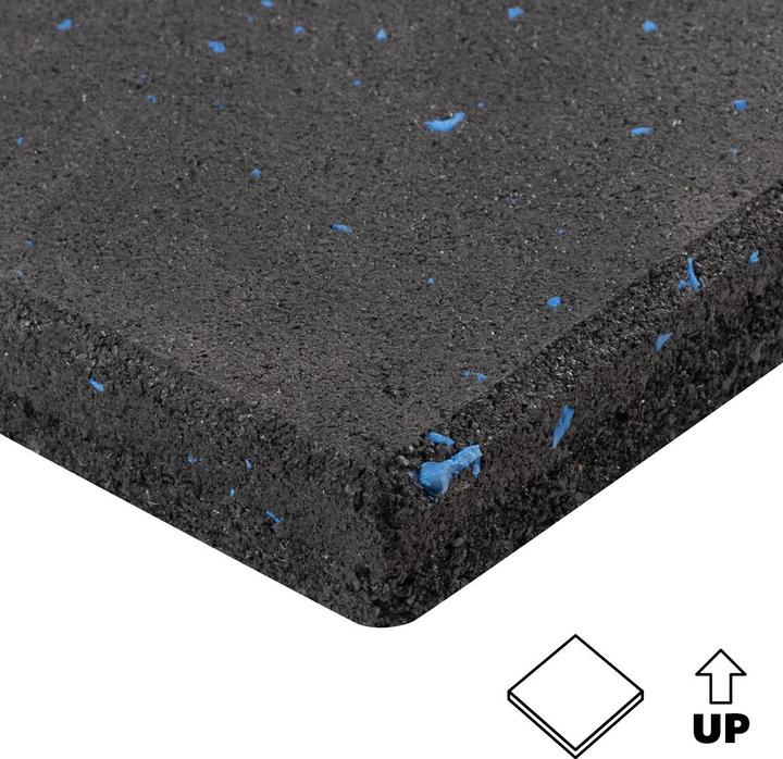 Actual product image Gladiatorfit Rubber floor with stains (2 cm)