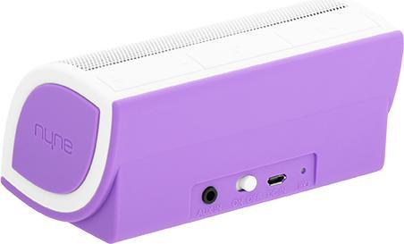 Produktbild Nyne Mini - Lautsprecher - tragbar - drahtlos - 5 Watt (Gesamt) - weiss, Violett (Mini Purple) (10 h, Akkubetrieb)