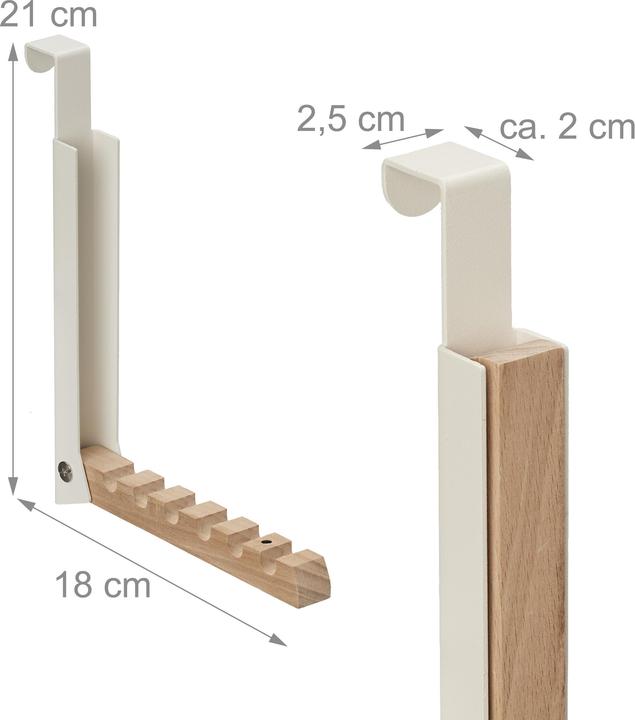 Actual product image Relaxdays 2x door hanger