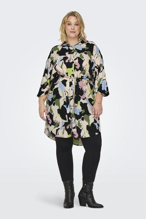 Produktbild Only CARISIDORA Midikleid Tunika mit halber Knopfleiste (50)