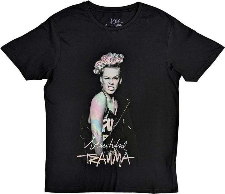 P!nk Adult Wink Back Print TShirt
