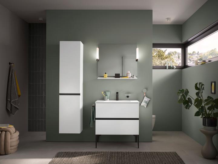 Produktbild Duravit Sivida Ablage, Halterung Diamantschwarz Matt, 800x115x35mm