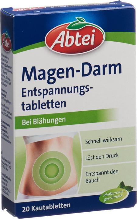 Produktbild Interdelta Magen-Darm Entspannungstabletten (20 Stk) (20 Stück, Tabletten)