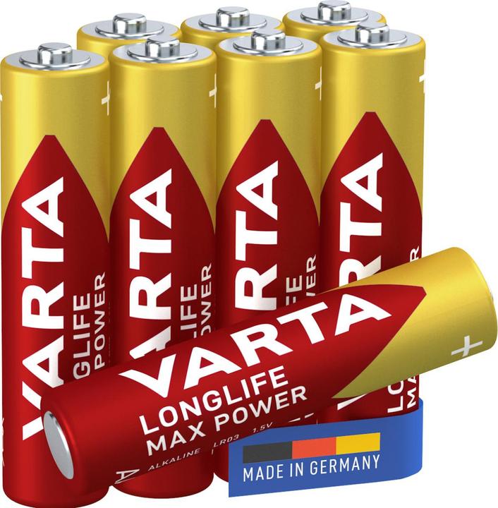 Image du produit Varta Longlife (8 pcs, AAA, 1270 mAh)