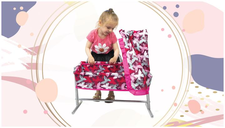 Produktbild Moni Puppenbett Butterfly 9339