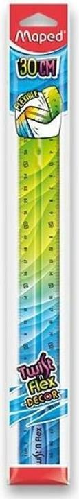 Immagine prodotto Maped Righello piatto Twist'n Flex DECOR, 300 mm, infrangibile (300 mm)