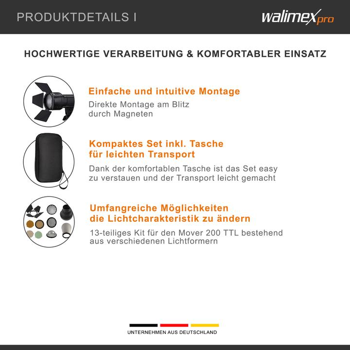 Actual product image Walimex pro Mover 200 Accessory Kit